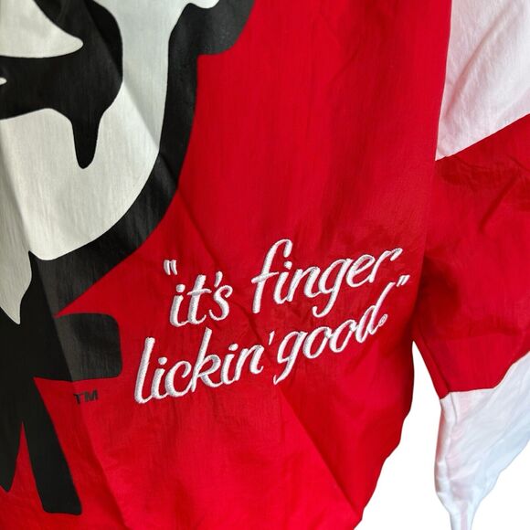 KFC Kentucky Fried Chicken Windbreaker‎ Jacket Small Colonel Sanders NWT Novelty - Picture 9 of 13